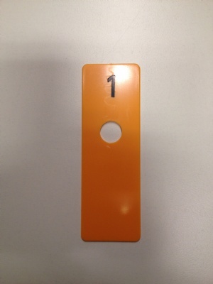 Fitting room number